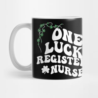 One Lucky Registered Nurse , St Patrick's Day Mug